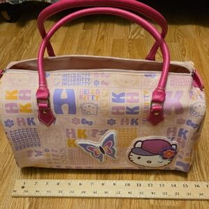 Hello Kitty Pink and Purple Satchel,Vintage.